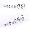 Line Repair Kit Fishing Accessories Fishing Rod Guides Tips Eye Rings Stainless Steel Circle Ring