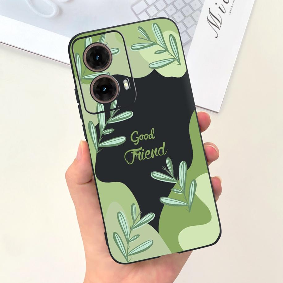 Для Motorola Moto G85 5G Чехол Милые Девочки-Астронавты Мягкий Силиконовый ТПУ Чехол для Телефона Для Moto G85 2024 Funda G 85 MotoG85 Матовый Чехол