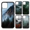 Чехол для телефона «Горный Лес» Беспроводная зарядка PC+TPU Для IPhone 11 12 13 14 15 16 17 Pro Max Plus Чехол