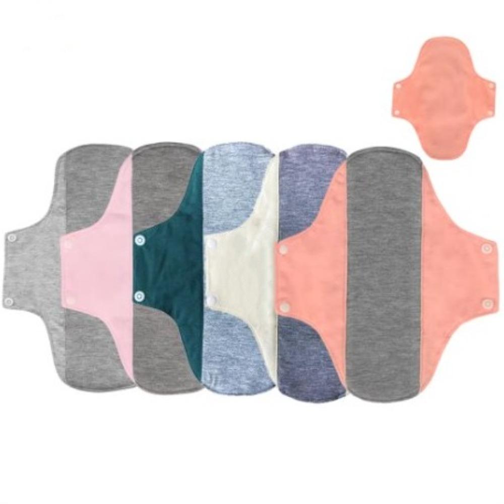 6Pcs Washable Sanitary Napkin Reusable Nursing Pad for Women Gasket Panty Liner  Incontinence