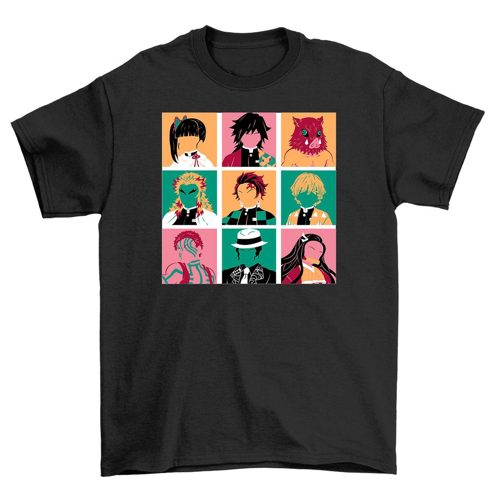Demon Pop Art T-Shirt Mens Womens Tees Top - Level Up Your Style with a Splash of Anime! Unleash Your