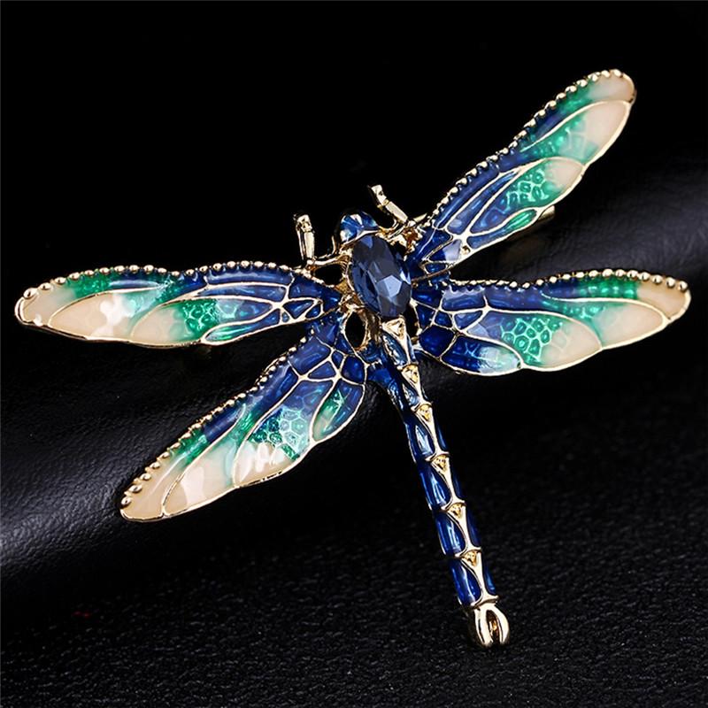 Charm Dragonfly Animal Brooch Pin Ladies Gift Jewelry