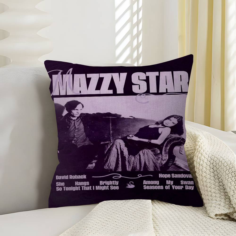 80S Pop Punk Band Mazzy Star Lucky Dragon Pillow Cover Sofa Cushion Cover Home Room Decoration Children Gift