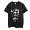 Harajuku Streetwear Kings Are Born In Jan To Feb Футболки Футболки для вечеринок на день рождения Футболки Kings Летние мужские футболки с коротким рукавом