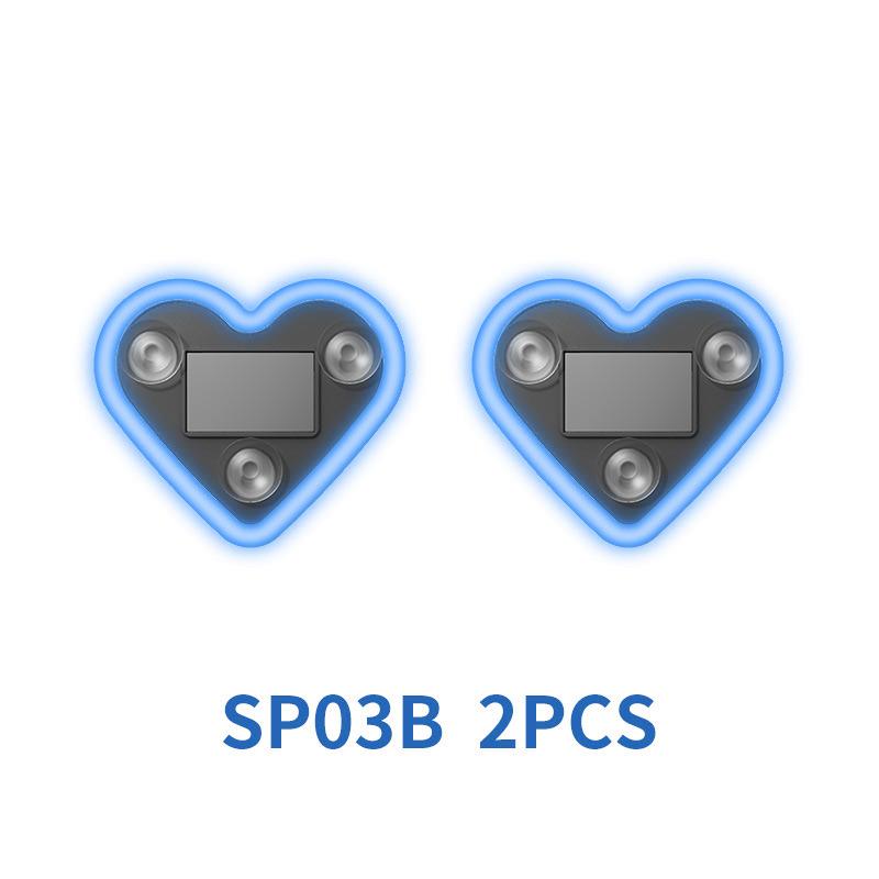 Автомобильный солнечный салонный неоновый светильник в форме сердца, атмосферный светильник, украшение, светодиодный светящийся в форме сердца атмосферный светильник на окно автомобиля