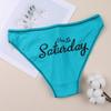 7 шт./лот для женщин трусики сексуальные хлопковые трусы с принтом 7 дней в неделю женское нижнее белье трусики удобные дышащие трусы размер XXL
