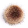 Faux Women Diy Raccoon Fur Pom Poms Ball For Knitting Beanie Hats Accessories