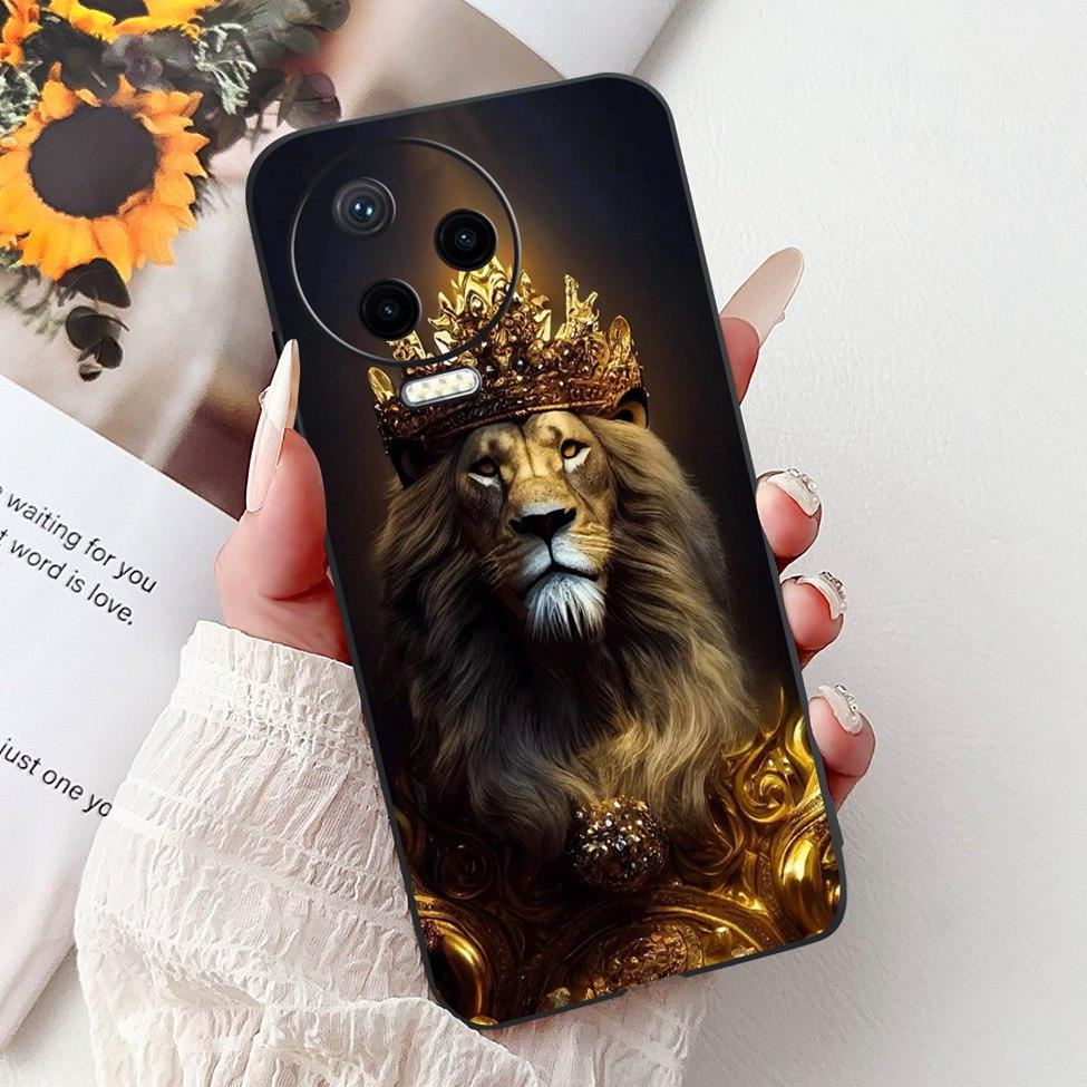 Для Infinix Note 12 Pro 4G Чехол X676B Силиконовый Милый Кот Модные Цветы Расписная Крышка Для Телефона Inifnix Note 12 Pro Чехол-Бампер