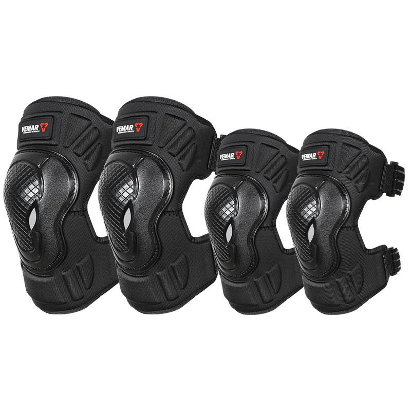 Motorcycle Knee Elbow Protectors Set Men Women Riding Gear Windproof Crash Protection Full Kit