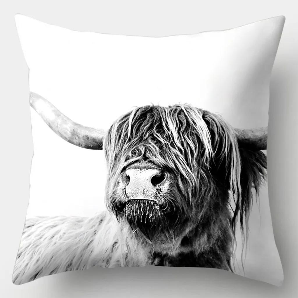 Funny Animal Decorative Pillowcase Living Room Office Ornaments Home Pillowcase