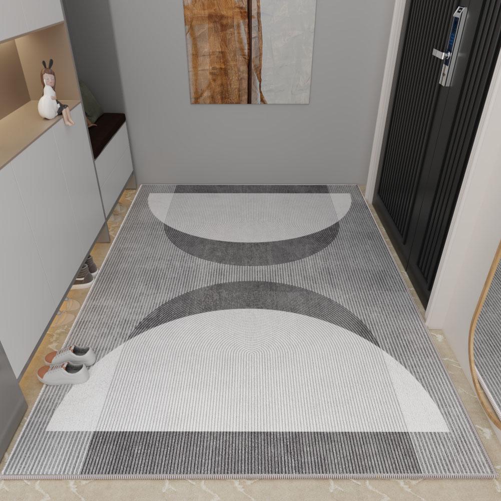 Роскошный нескользящий коврик для входной двери: Настраиваемый петлевой ворсовый ковер для крыльца дома.