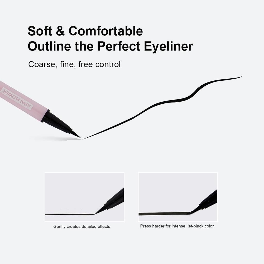 Водостойкая подводка для глаз. Не размазывается, не оставляет следов, цвет стойкий. Купите 2, получите 1 бесплатно. Светло-розовый.