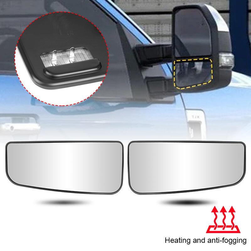 Heated Side Lower Rearview Mirror Glass Mirror Lens For Ford F150 2015- Super Duty F250 / F350 / F450 2017- FL3Z17K707V