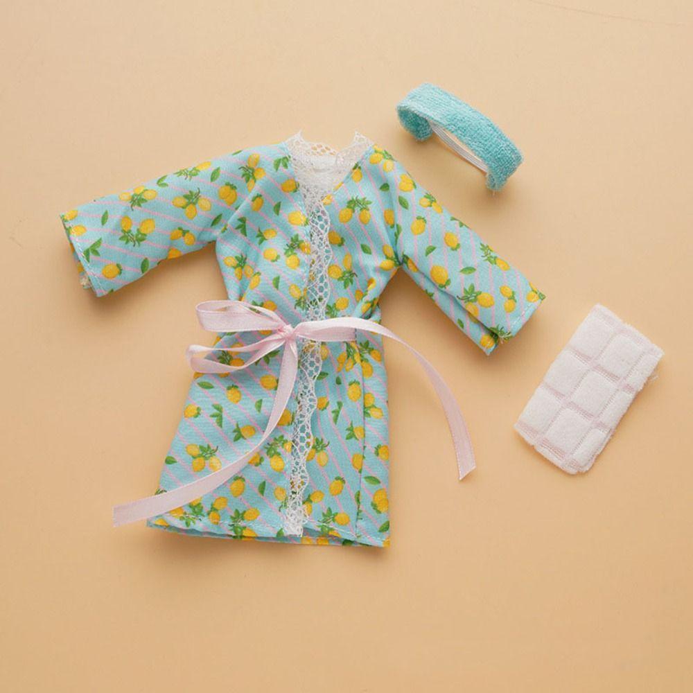 Sleep Wear Doll Bedroom Pajamas Sexy Clothes Summer Night Dress Nightly Sleeping Outfit 30cm Doll