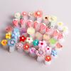 Care Flower Molding Candy Color Toes Lock Tools Foot Finger Divider Toe Separator Manicure Tool