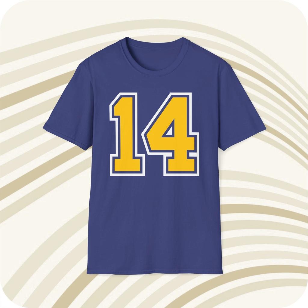 Dan Fouts #14 San Diego Chargers Jersey T shirt - Front & Back Print