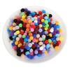 300 Pcs Pom Poms for Crafting 10mm Fluffy Felt Balls Solid Color Fuzzy Pompoms for Dolls Garland DIY Crafts Decorations
