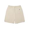 Vans Solid Logo Lace-Up Sports Knit Shorts Men Shorts Oatmeal VN000FR32N1