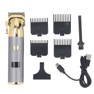 Электрическая машинка для стрижки волос с USB-перезаряжаемым сплавом, профессиональный портативный триммер для мужчин для дома