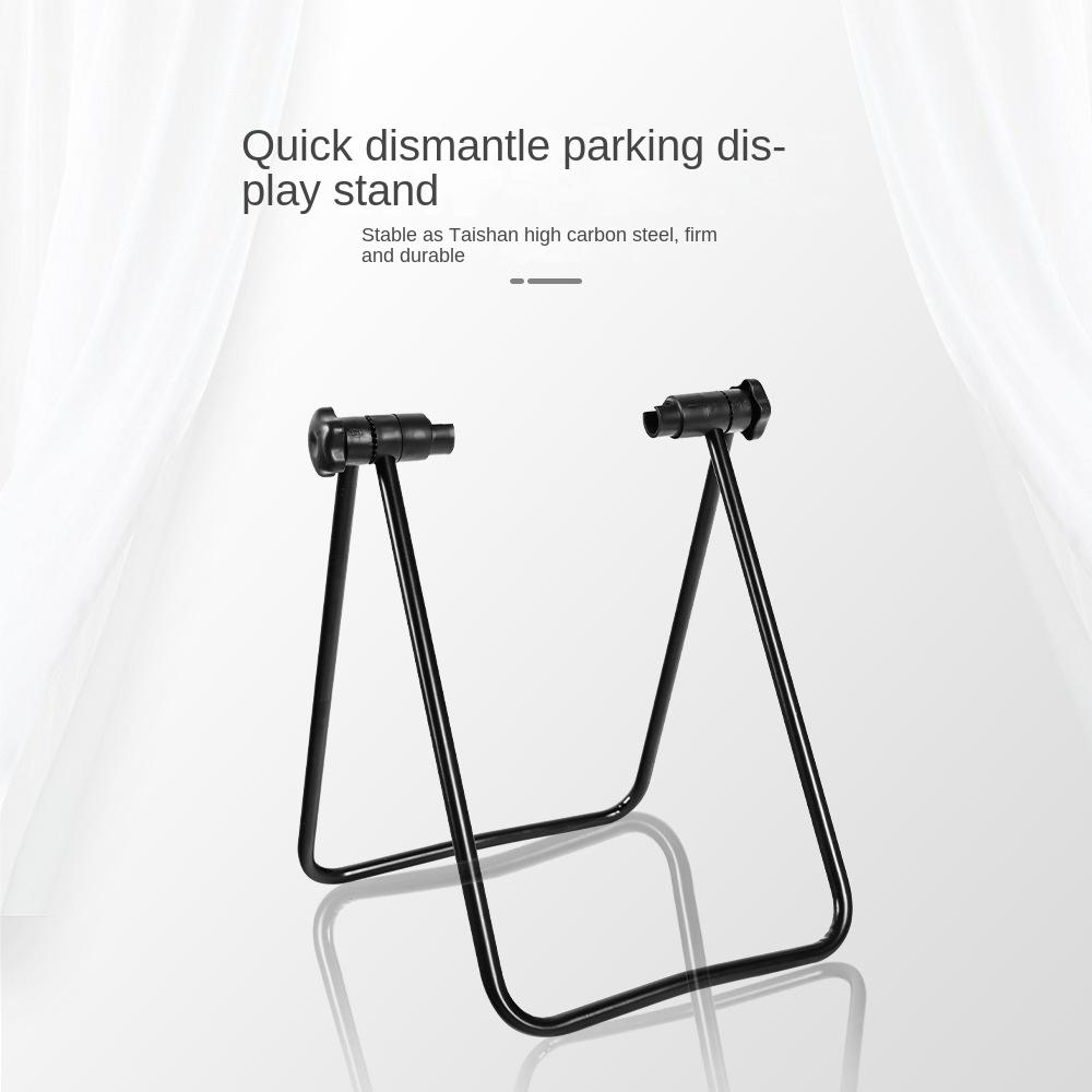 High Quality Universal Flexible Bicycle Bike Display Triple Wheel Hub Repair Stand Kick Stand For Parking Holder Folding