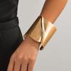 DIEZI Hip Hop Punk Wide Bangles For Women Men Exaggerated Fashion Gold Silver Color Bangles Bracelets Gift Jewelry Accessories
