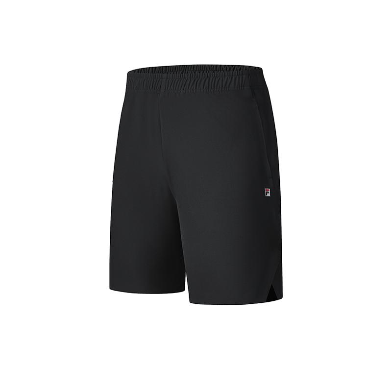 Fila Теннисная серия Простой логотип Удобные Дышащие Эластичная талия Однотонные Базовые Повседневные шорты Мужские шорты A11M523801FBK