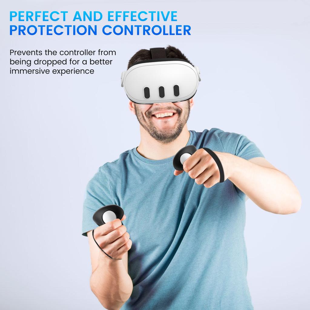 Новые аксессуары VR защитный чехол для 3 VR сенсорный контроллер силиконовый чехол кожа ручка ручка с