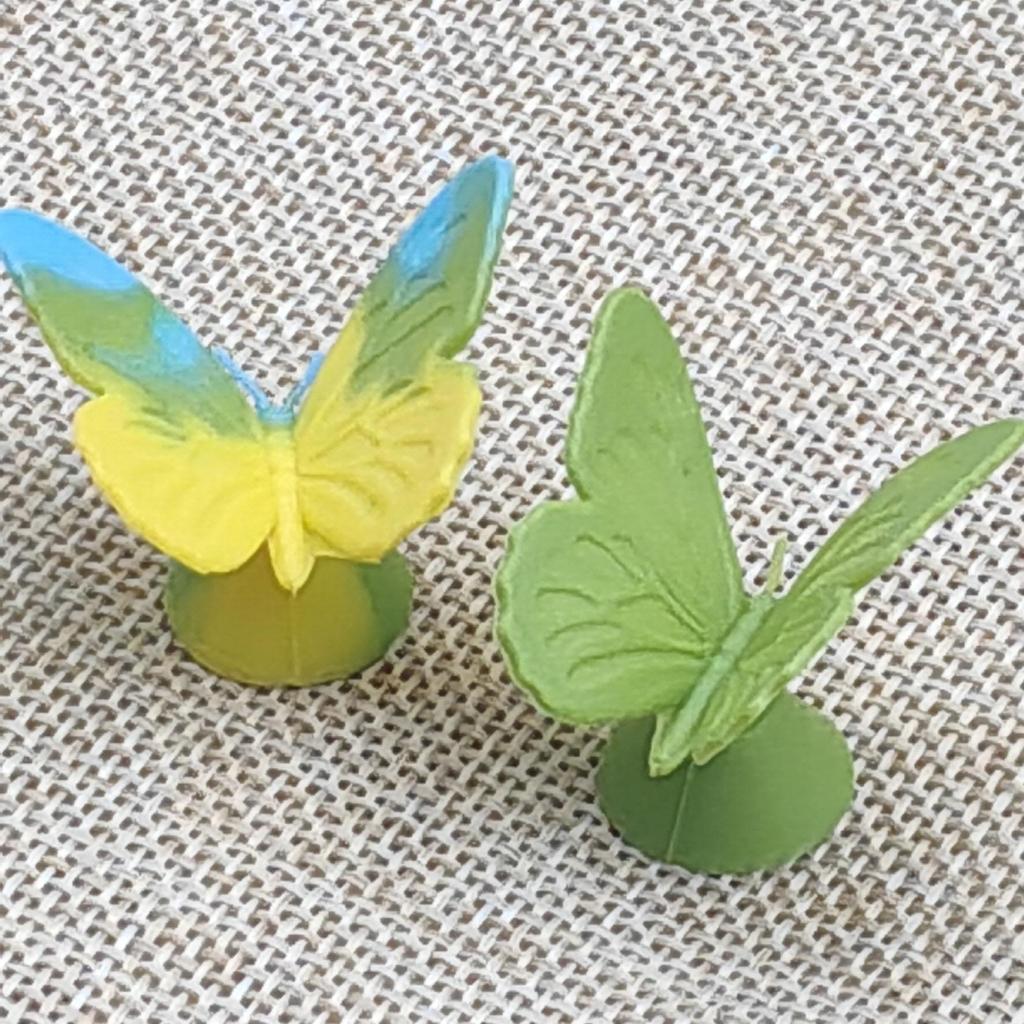 12pcs Butterfly Wine Glass Markers Silicone Wine Charms for Stem Glass 3D Drink Markers Identifiers Drink Tag