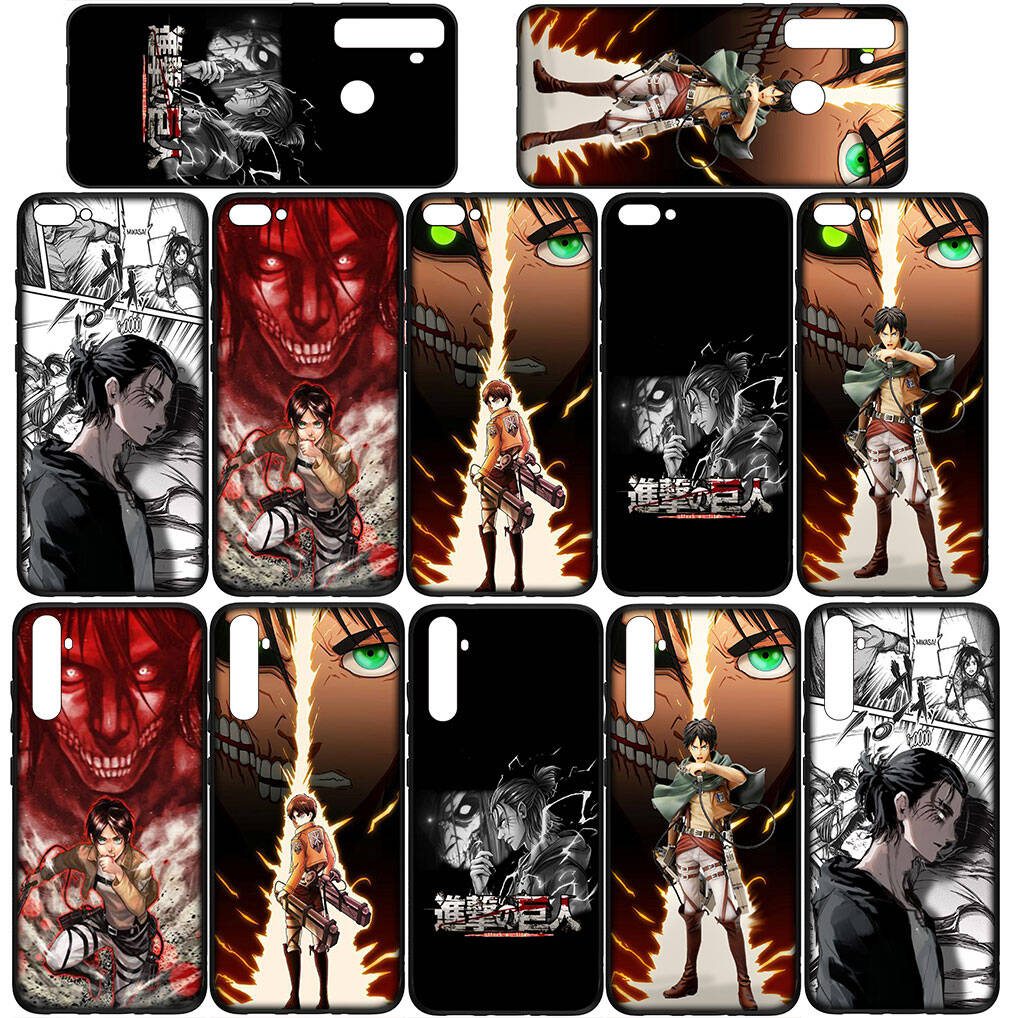 for iPhone 17 16 15 Xiaomi Poco F7 F8 X7 C85 C75 C71 M8 Redmi Note 14 13 12 11 Pro Max 14C 13C 15C A3 A4 Phone Case Eren Jaeger Attack on Titan Levi