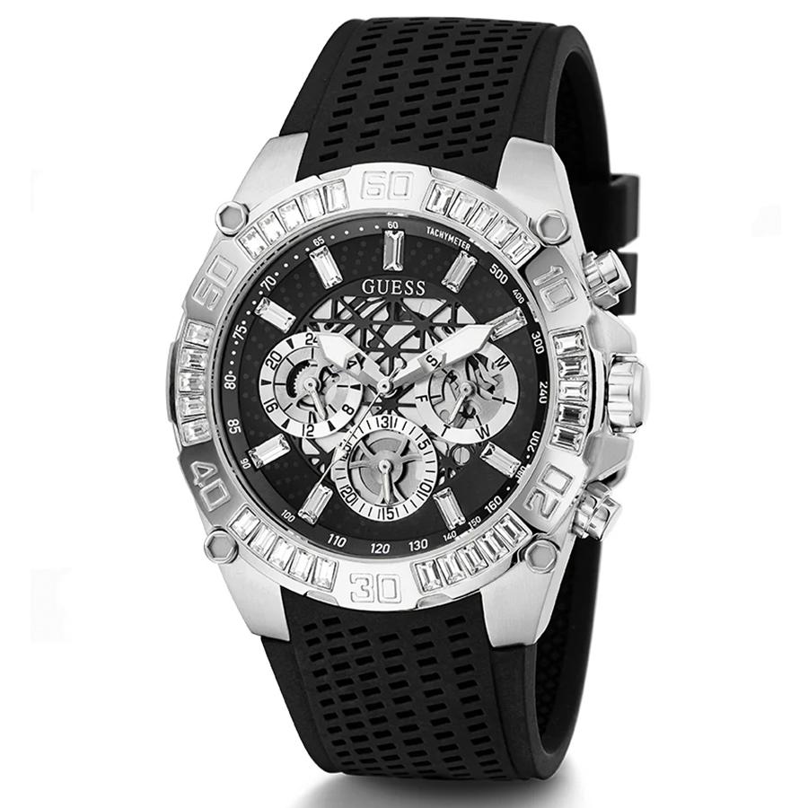 Guess Часы Мужские Guess Многофункциональные Кварцевые Часы - Золотой Браслет из Нержавеющей Стали, Модные Часы для Мужчин Отлично Подходят для Ежедневной Носки и в Подарок