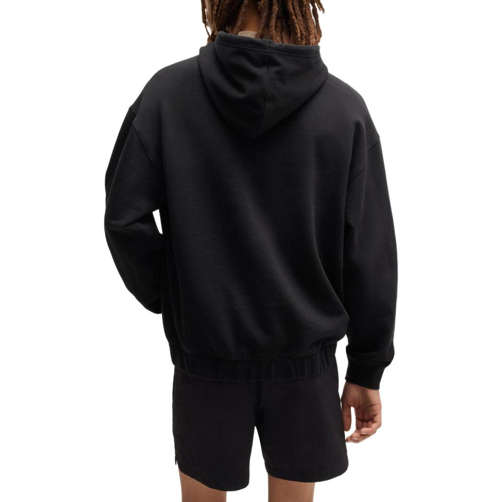 HUGO BOSS Logo Printed Drawstring Hoodie 50534947-001