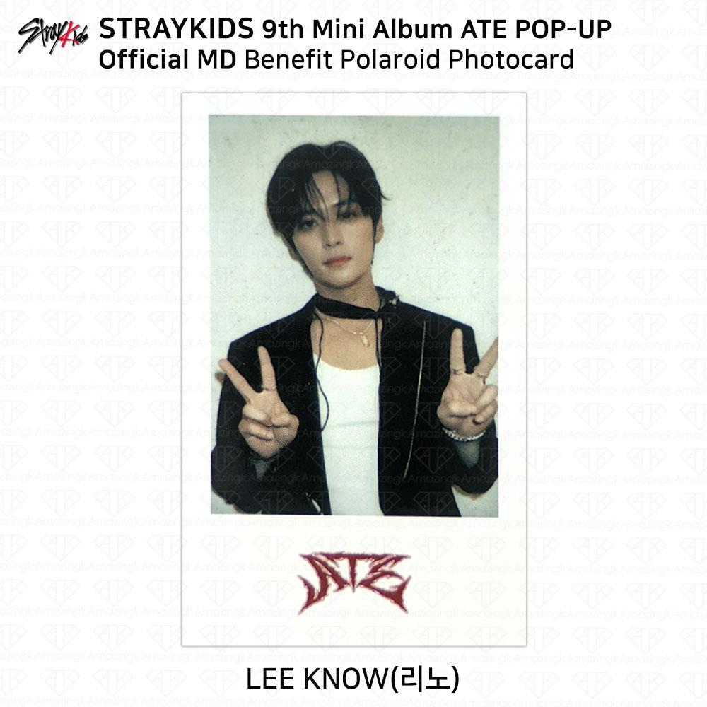 Stray Kids 9th Mini Album ATE POP-UP MD Benefit Polaroid Photocard KPOP K-POP