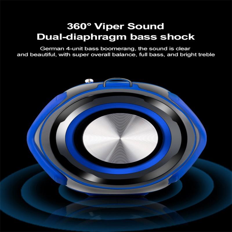 Усовершенствованный компьютерный бум-бокс для ПК, музыкальный центр, радио, высокая мощность, 40 Вт, беспроводные Bluetooth-колонки, портативная уличная колонка, стерео сабвуфер