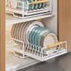 Hanyou Double-Layer Pull-Out Dish Drying & Storage Rack