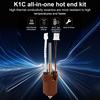 Для Creality K1C K1 Max End Комплект керамического нагревательного блока Термобарьер Резистор Концевик Детали 3D-принтера Комплект быстросменных сопел