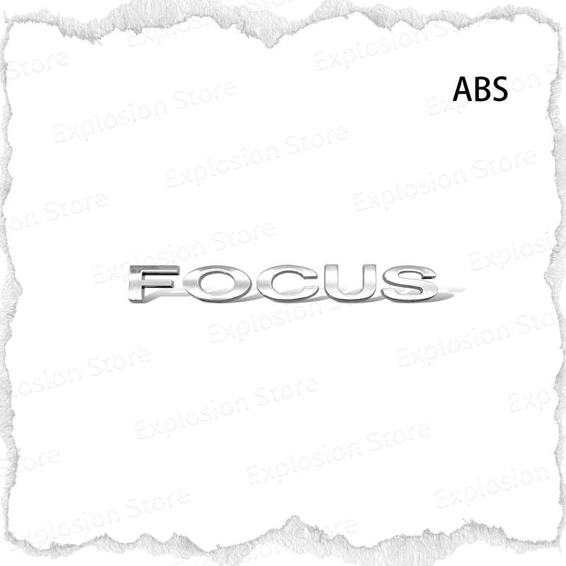HDC3 Car Decor 3D ABS/Metal Car Letter Rear Bumper Trunk Decals Emblem Sticker For Ford Focus Logo MK1 MK2 MK3 MK4 Fiesta Ranger