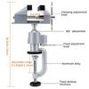 Electric Drill Bracket, Universal Electric Drill Stand Grinder Holder Bench Vises Clamp Grinder Holder for DIY Work, Aluminum Alloy