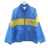 Adidas 80s 90s Old Two-tone Color Windbreaker Blue Hooded Men's Used