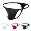 Regular Length Ice Silk Underwear Low Waist Thongs Men Sexy Briefs