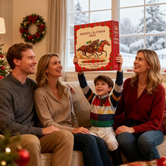 Адвент-календарь 2025 Бег за Розами Коробка 24 дня Акриловое украшение Цветочный декор для обратного отсчета