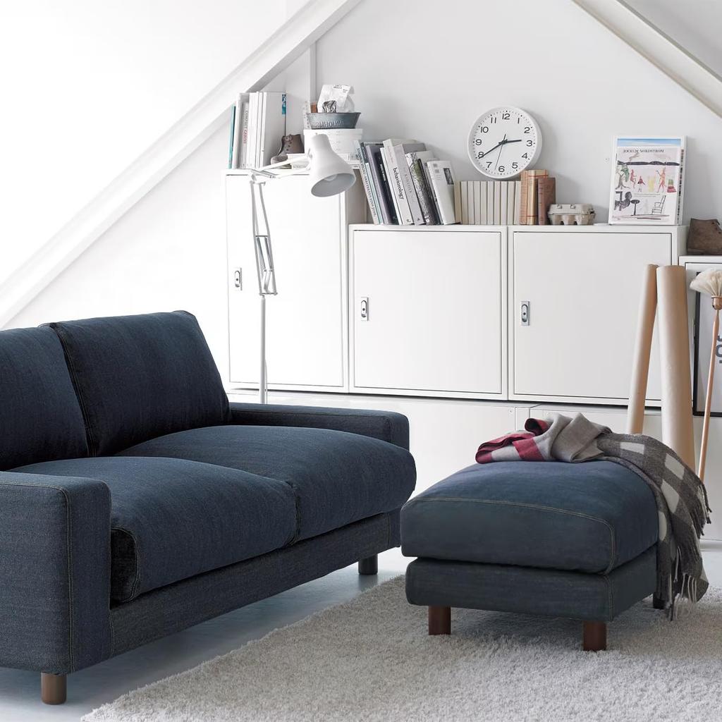 MUJI Аналоговые Белые 44275689 Часы, Большие, MJ-ACLW2