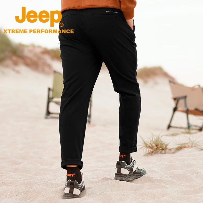 Jeep Men's Straight Fit Outdoor Hiking Cargo Pants