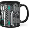 Multi Color Optional Tool Toolbox Ceramic Coffee Mug Coffee Cup Hardware Tool Set Cup Fun Gifts