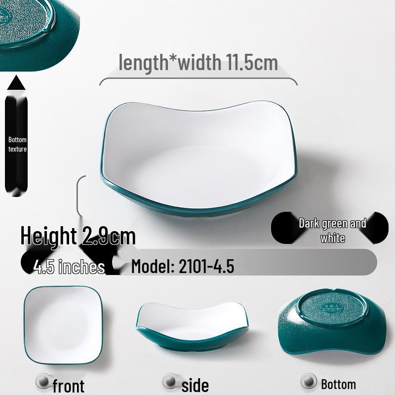 Меламиновая тарелка для закусок и соусов для KTV, ресторана - Креативное холодное блюдо, Имитация фарфора