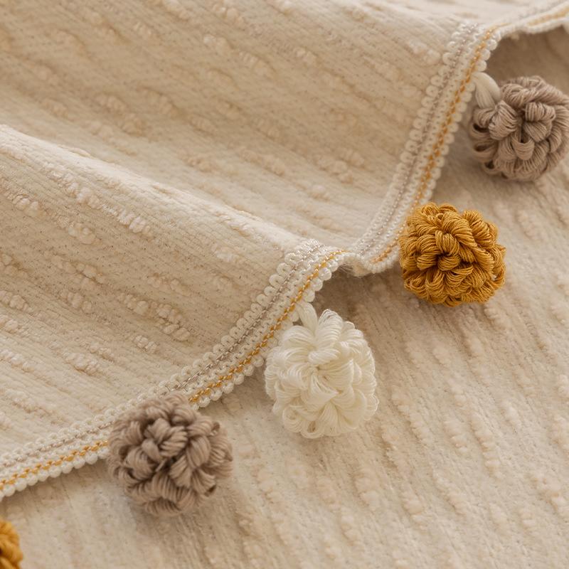 Кремовый чехол для дивана Универсальный Четыре сезона Устойчивый к царапинам кошек Нескользящий Защитник для дивана Декоративное покрывало на диван