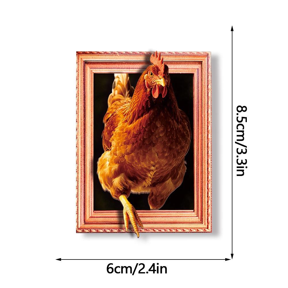 3D Cartoon Animal Magnetic Photo Frame Framed Picture Style Wooden Magnet Office Board