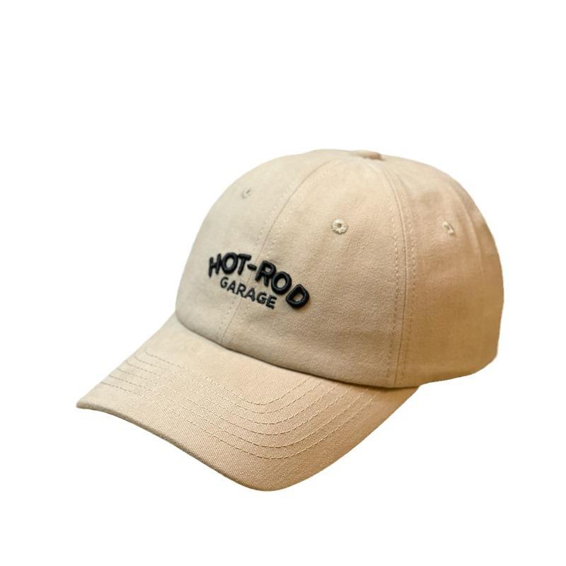 New women's baseball cap for spring and summer, versatile sun protection, makes the face look smaller, suitable for large head sizes, with letter