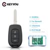 KEYYOU 2/3 Buttons Remote Key 434MHZ With 4A PCF7961M Chip For Renault Sandero Dacia Logan 2 Stepway Clio4 Duster 2016