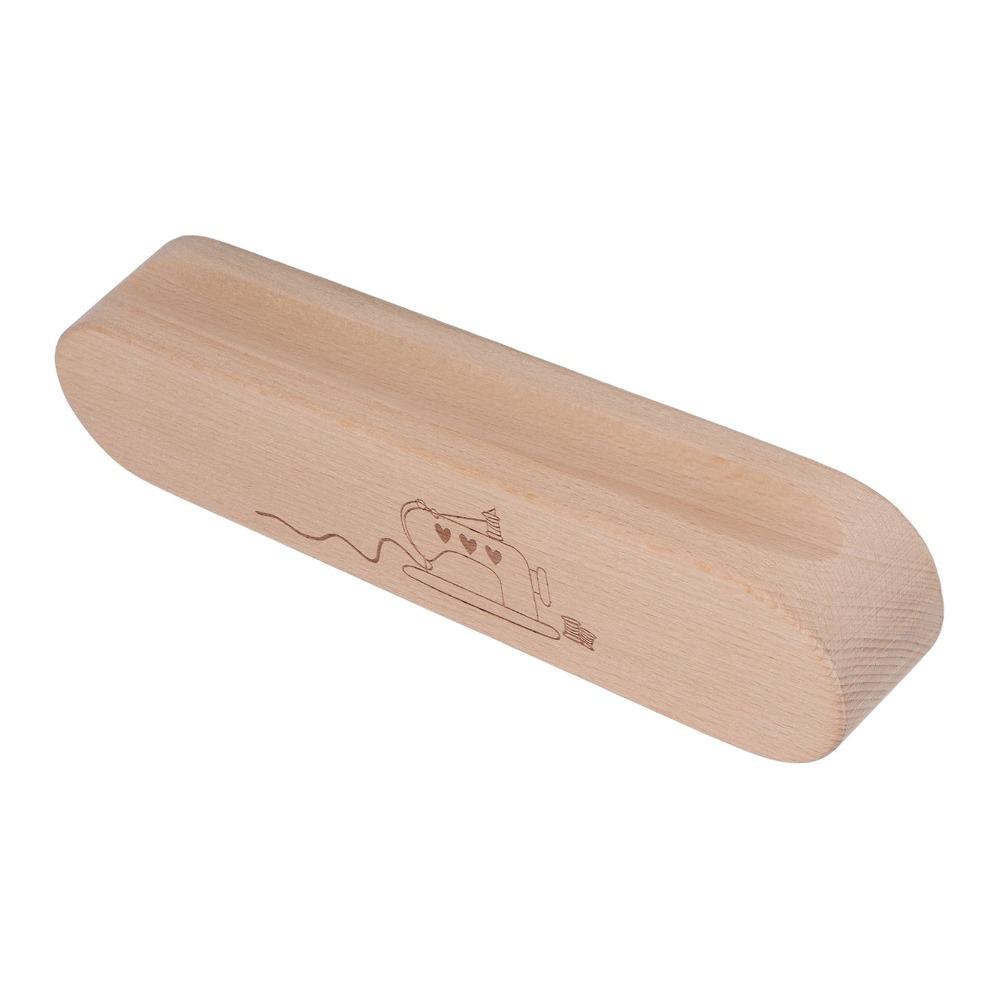 Hardwood Wooden Tailors Clapper Ironing Protection Mesh Point Pressing Tool For Embroidery