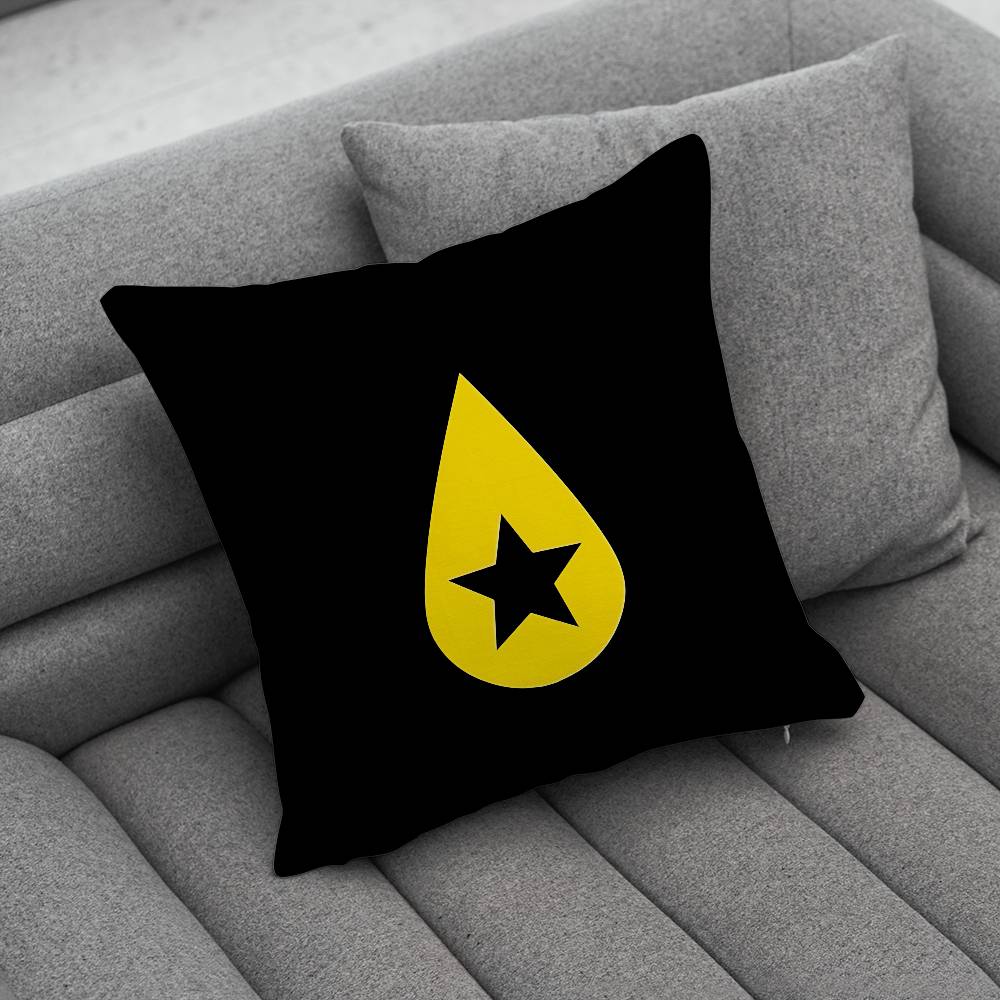 CConan Gray Wishbone Creative patterned pillowcases for interior decoration office living room home